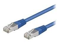 Wentronic Netzwerkkabel - RJ-45 (M) zu RJ-45 (M) - 2 m - FTP - CAT 5e - Blau