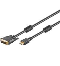 WENTRONIC - goobay - Adapterkabel - Single Link - HDMI männlich zu DVI-D männlich