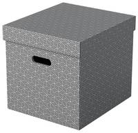 ESSELTE LEITZ - Esselte Home - Aufbewahrungsbox - groß - Grau (Packung mit 3)