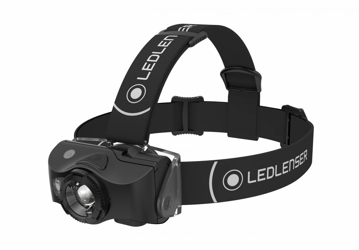 Ledlenser Wiederaufladbare Outdoor-Stirnlampe mit zusätzlichem RGB-Licht 502156