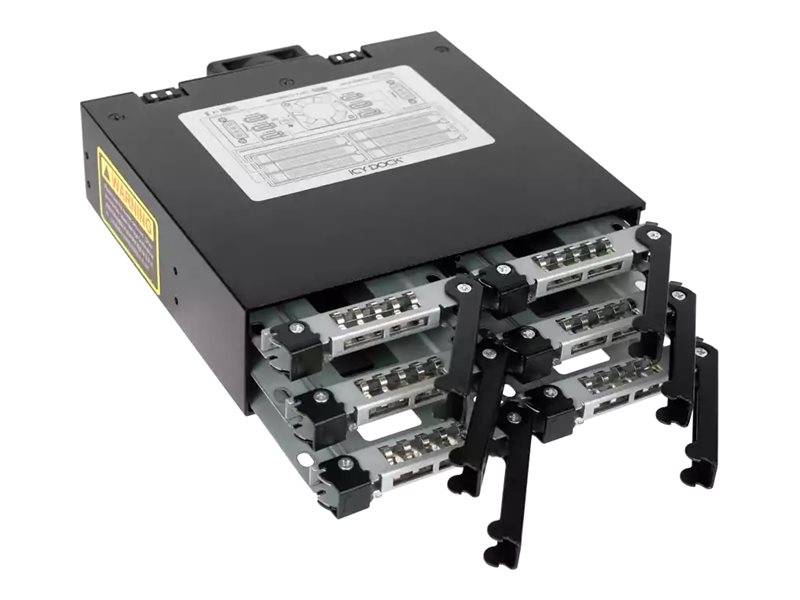 ICY DOCK - Cremax ICY Dock MB996SP-6SB - Gehäuse für Speicherlaufwerke mit Lüfter - 2.5"" (6.4 cm)