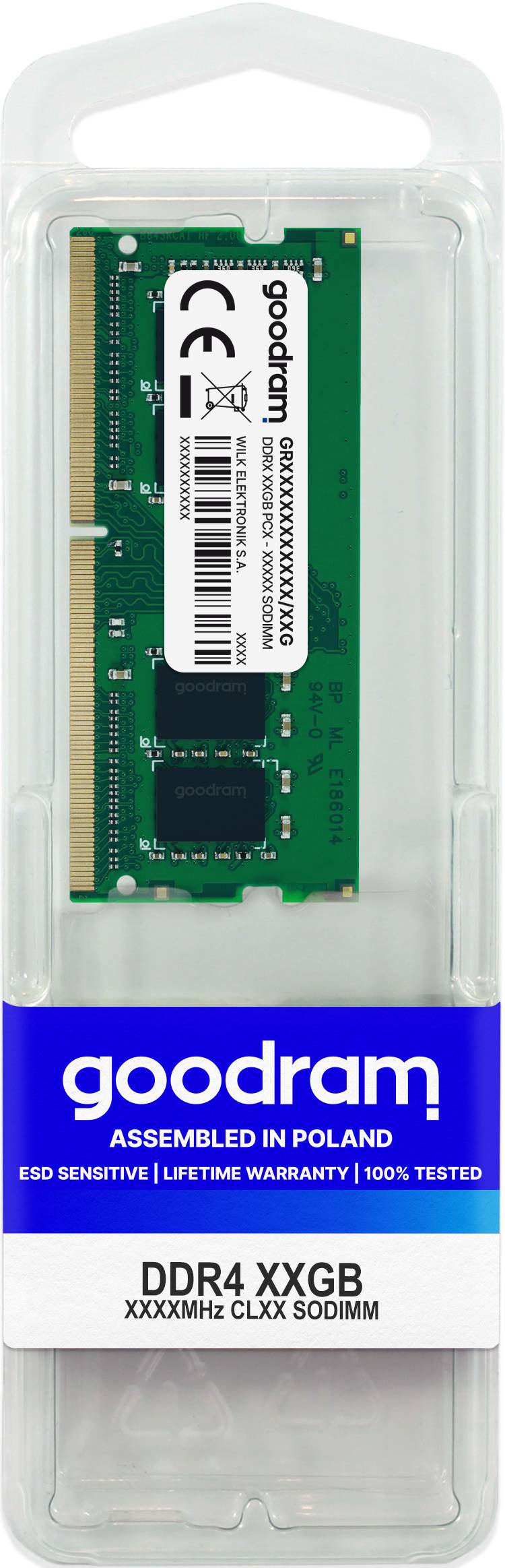 SO DDR4 16GB PC 2666 CL19 GoodRam Dual Rank retail