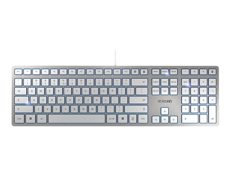CHERRY KC 6000 SLIM - Tastatur - USB - USA - Tastenschalter: CHERRY SX