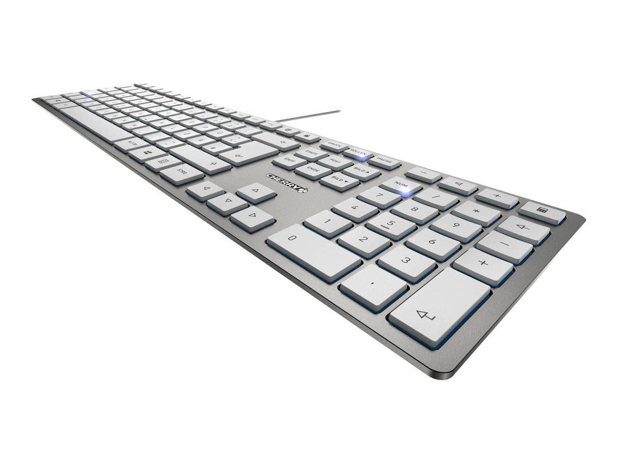 CHERRY KC 6000 SLIM - Tastatur - USB - USA - Tastenschalter: CHERRY SX