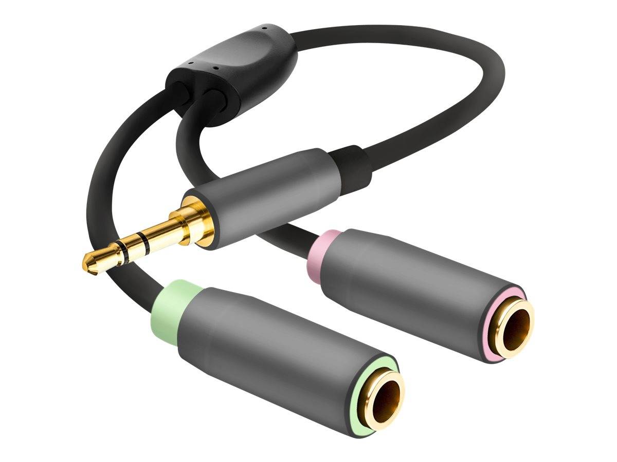 Helos Premium - Audio-Adapter - Mini-Stecker Stecker bis Mini-Stecker Gefäß