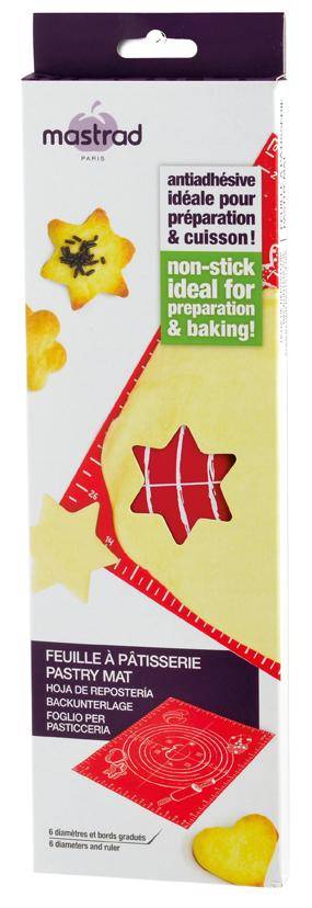 Kleine Backunterlage, rot