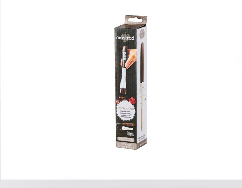 2 in 1 Silikonschaber & Thermometer