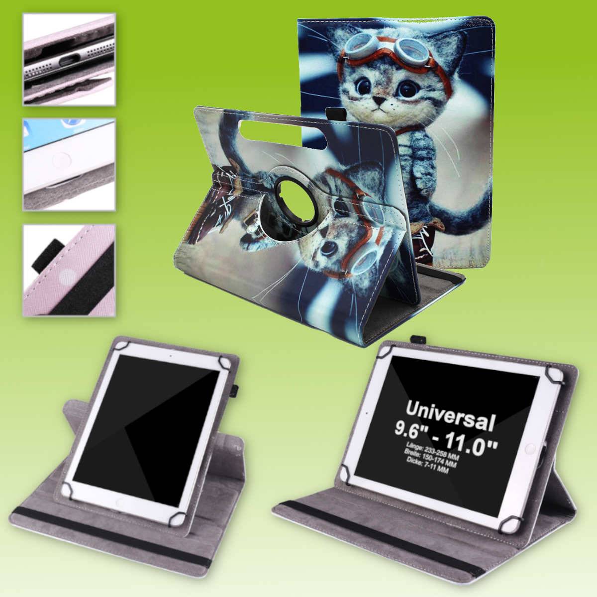 Für Honor / Huawei Tablet Motiv Muster 360 Grad Rotation Tasche Kunst-Leder Hülle Etuis Cover Schutz Case Zubehör