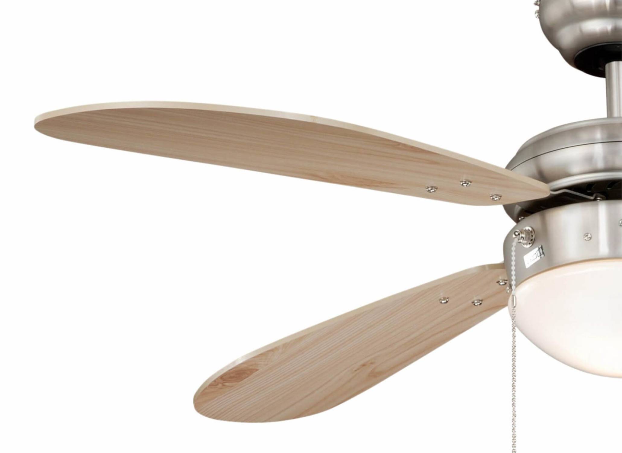 Deckenventilator Classic 105 cm Nickel / Kiefer