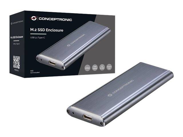 Conceptronic - Speichergehäuse - M.2 - M.2 Card - USB 3.1 (Gen 2)