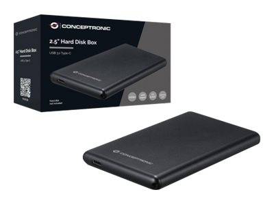 Conceptronic - Speichergehäuse - 2.5"" (6.4 cm) - SATA 6Gb/s - USB 3.1 (Gen 2)