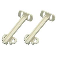Olympia 98342, Kinder-Türknaufabdeckung/-verriegelung, 6 Stück(e), Weiß, Kabinett, Schublade, 85 mm, 33 mm
