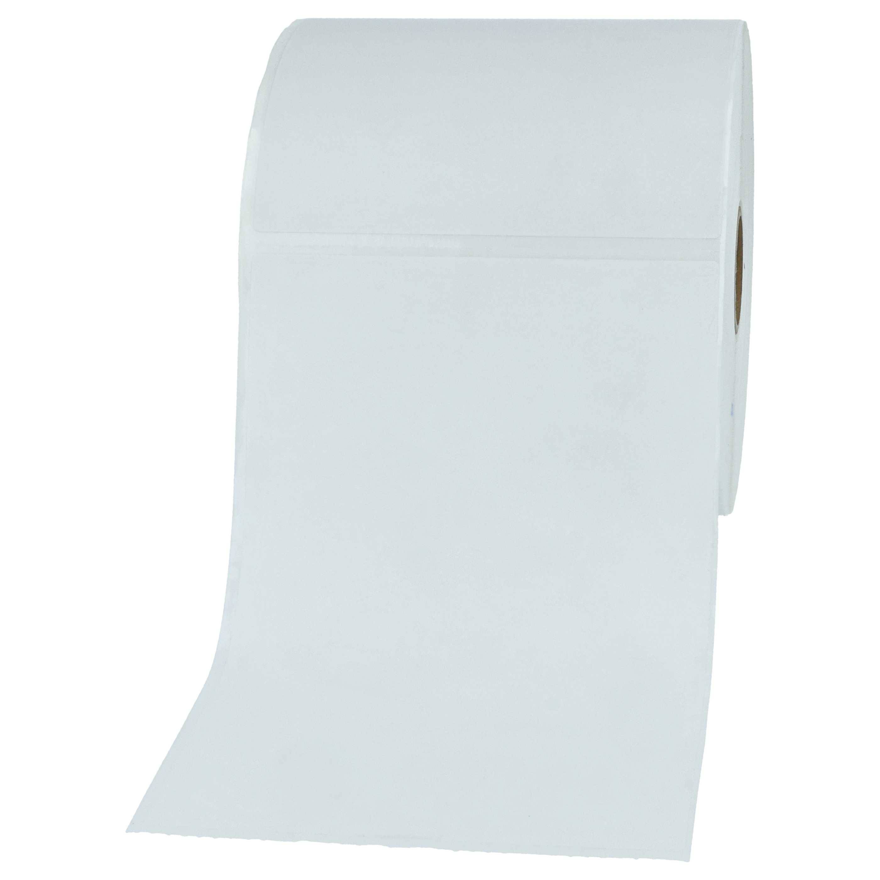 vhbw 10x Thermo-Etiketten-Rolle 101,5mm x 152mm (500 Etiketten) kompatibel mit TSC TTP-245C, TTP-343C Etiketten-Drucker - Selbstklebend