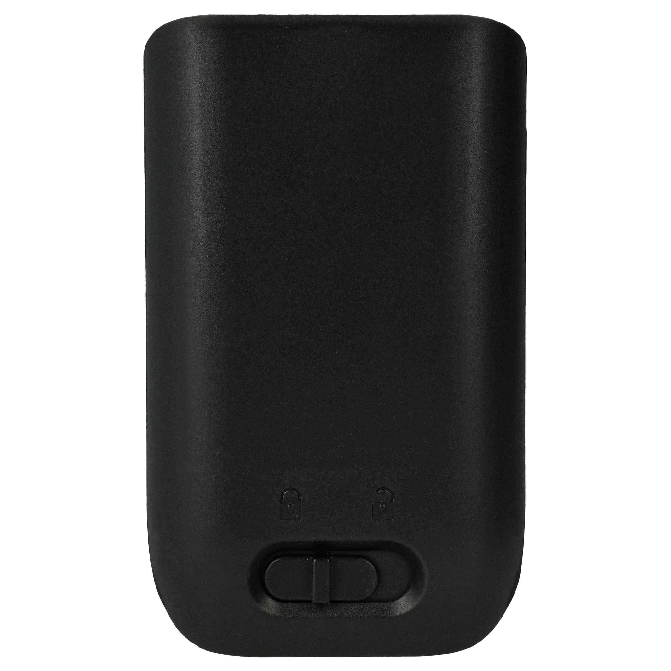 vhbw 3x Akku Ersatz für Innovaphone 490933A | für schnurlos Festnetz Telefon (800 mAh, 3,7 V, Li-Ion) Schwarz