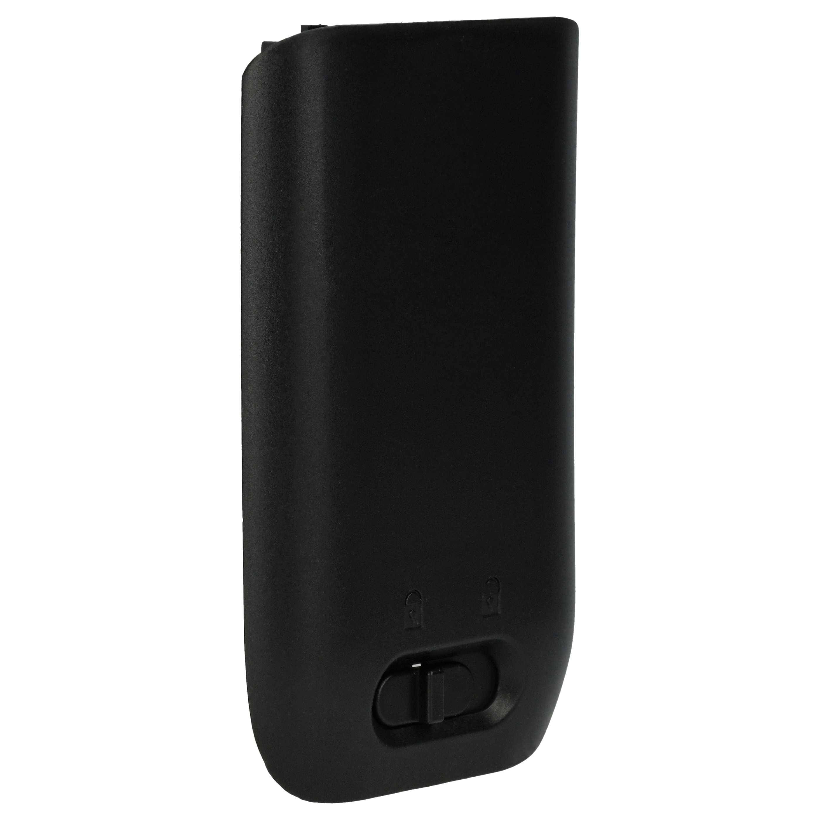 vhbw 2x Akku kompatibel mit Mitel 5614 schnurlos Festnetz Telefon (800 mAh, 3,7 V, Li-Ion) Schwarz