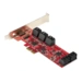 StarTech.com PCIe SATA Controller Karte - 10 Port SATA 3 Erweiterungskarte/Kontroller - 6Gbit/s - Full- und Low-Profile StarTech.com PCIe SATA Controller Karte - 10 Port SATA 3 Erweiterungskarte/Kontroller - 6Gbit/s - Full- und Low-Profile