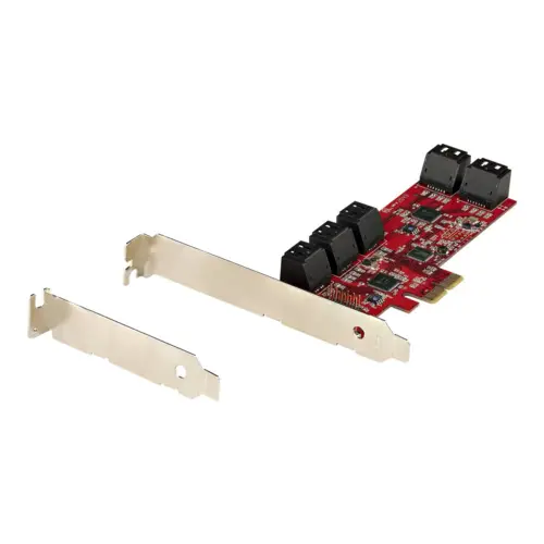 StarTech.com PCIe SATA Controller Karte - 10 Port SATA 3 Erweiterungskarte/Kontroller - 6Gbit/s - Full- und Low-Profile StarTech.com PCIe SATA Controller Karte - 10 Port SATA 3 Erweiterungskarte/Kontroller - 6Gbit/s - Full- und Low-Profile