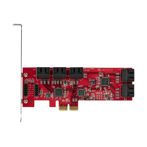 StarTech.com PCIe SATA Controller Karte - 10 Port SATA 3 Erweiterungskarte/Kontroller - 6Gbit/s - Full- und Low-Profile StarTech.com PCIe SATA Controller Karte - 10 Port SATA 3 Erweiterungskarte/Kontroller - 6Gbit/s - Full- und Low-Profile