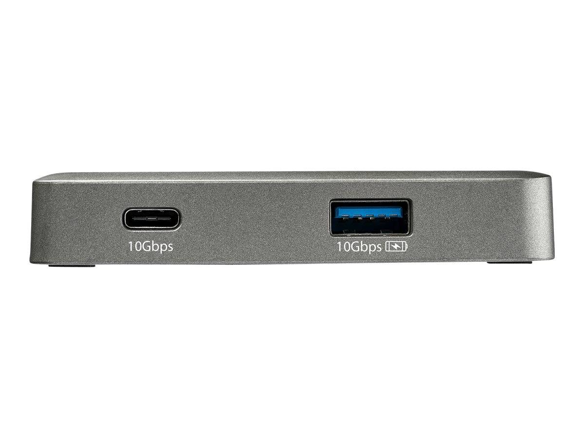 StarTech.com USB-C Multiport Adapter - USB-C auf 4K 60Hz HDMI 2.0, 100W PD Pass-through - 3-Port 10Gbit/s USB 3.1 Hub -