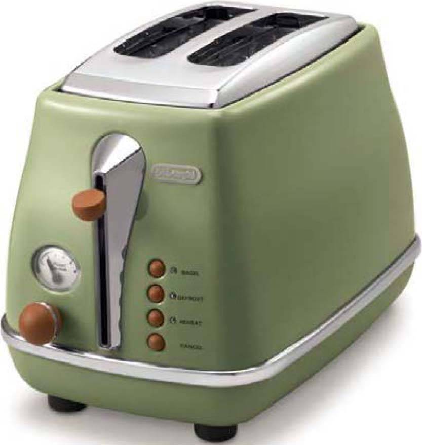 DeLonghi Toaster CTOV 2103.GR olive