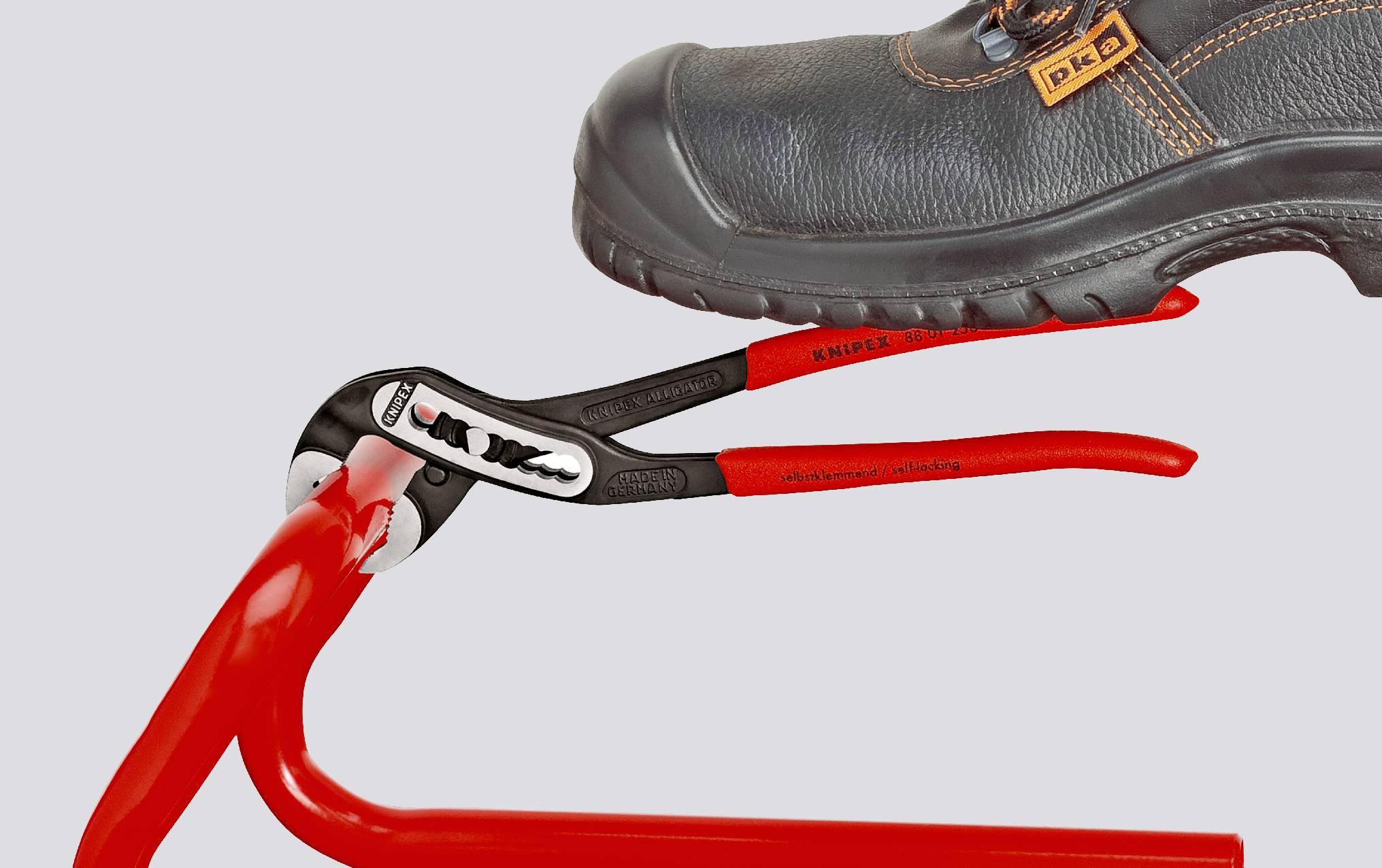 KNIPEX 88 01 300 SB Alligator® Wasserpumpenzange mit rutschhemmendem Kunststoff überzogen