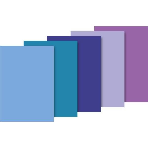 Seidenpapier 50x70cm 20g/qm blau / 5 Farben VE=10 Bögen