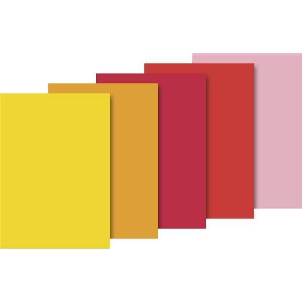 Seidenpapier 50x70cm 20g/qm rot / 5 Farben VE=10 Bögen