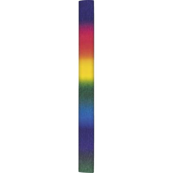 Krepppapier 50cmx2,5m 32g/qm regenbogen/Verlauf VE=10 Rollen