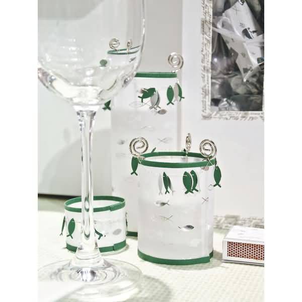 Transparent-Papier A4 115g/qm Fische silber