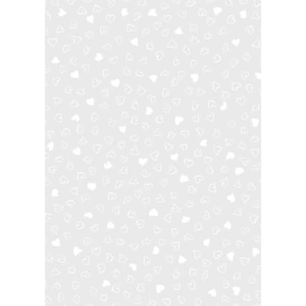 Transparent-Papier A4 115g/qm Herzen weiß