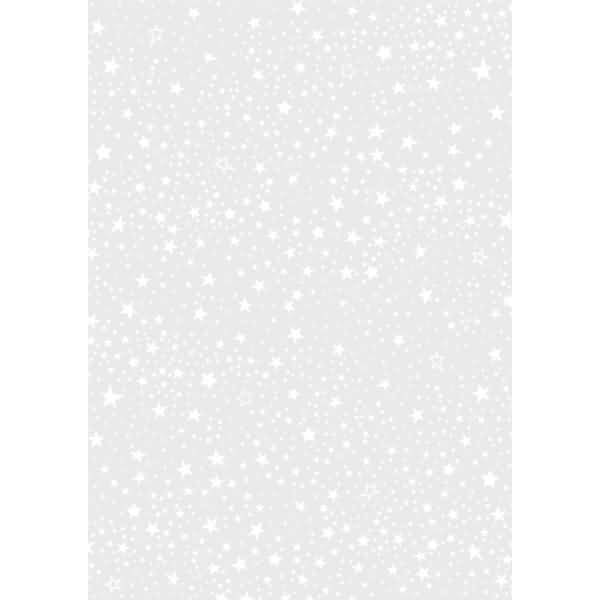 Transparent-Papier A4 115g/qm Sterne weiß