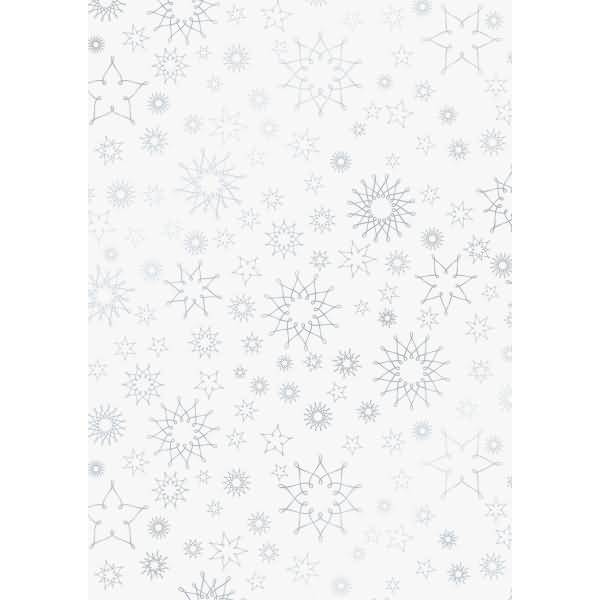 Transparent-Papier 50x70cm 115g/qm Stardust silber
