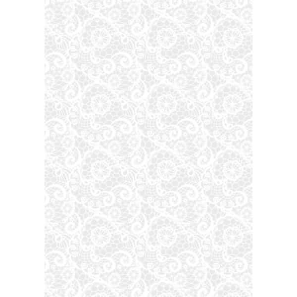 Transparent-Papier 50x70cm 115g/qm Spitze