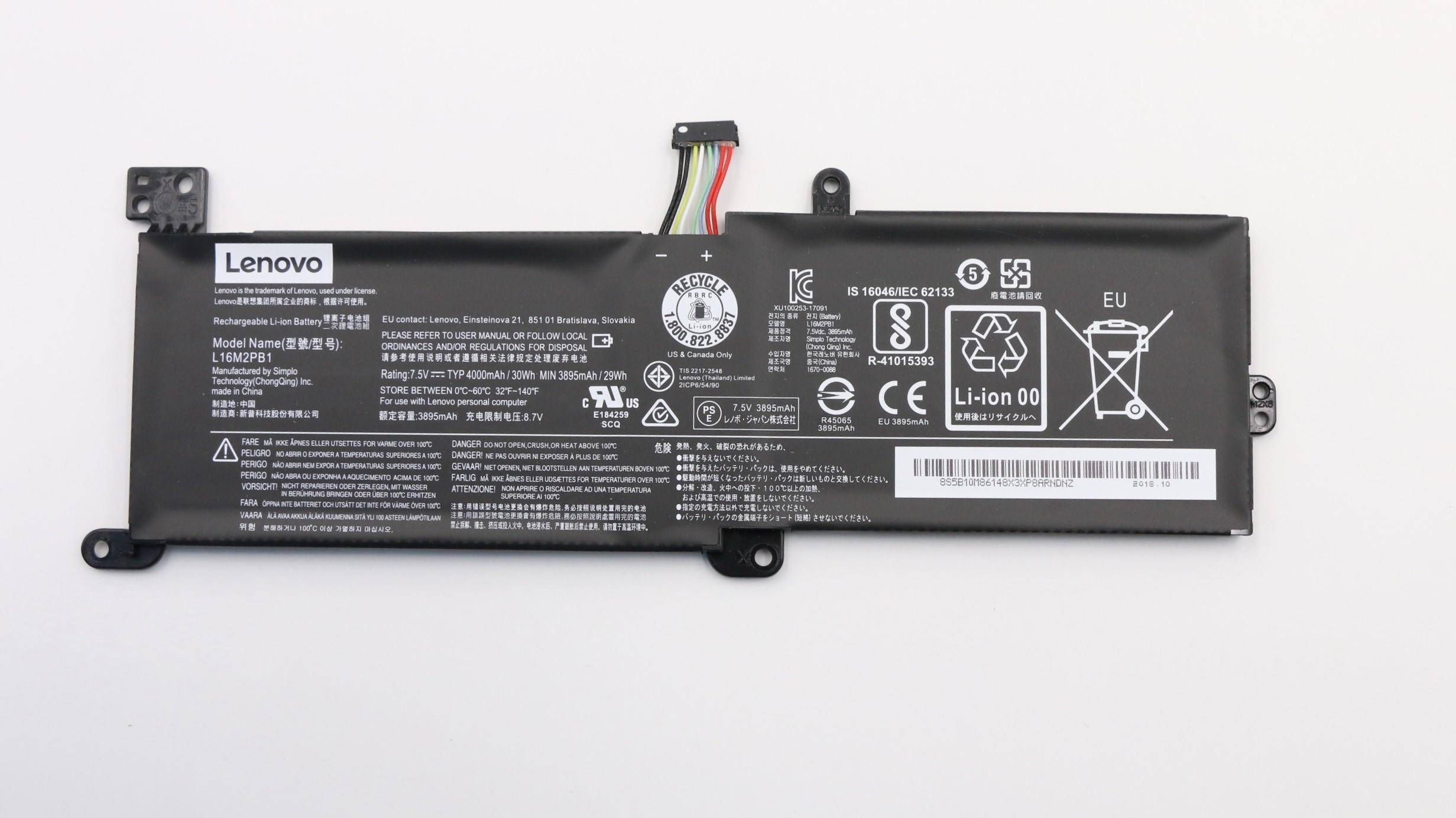 Original Akku für Lenovo 5B10M91442