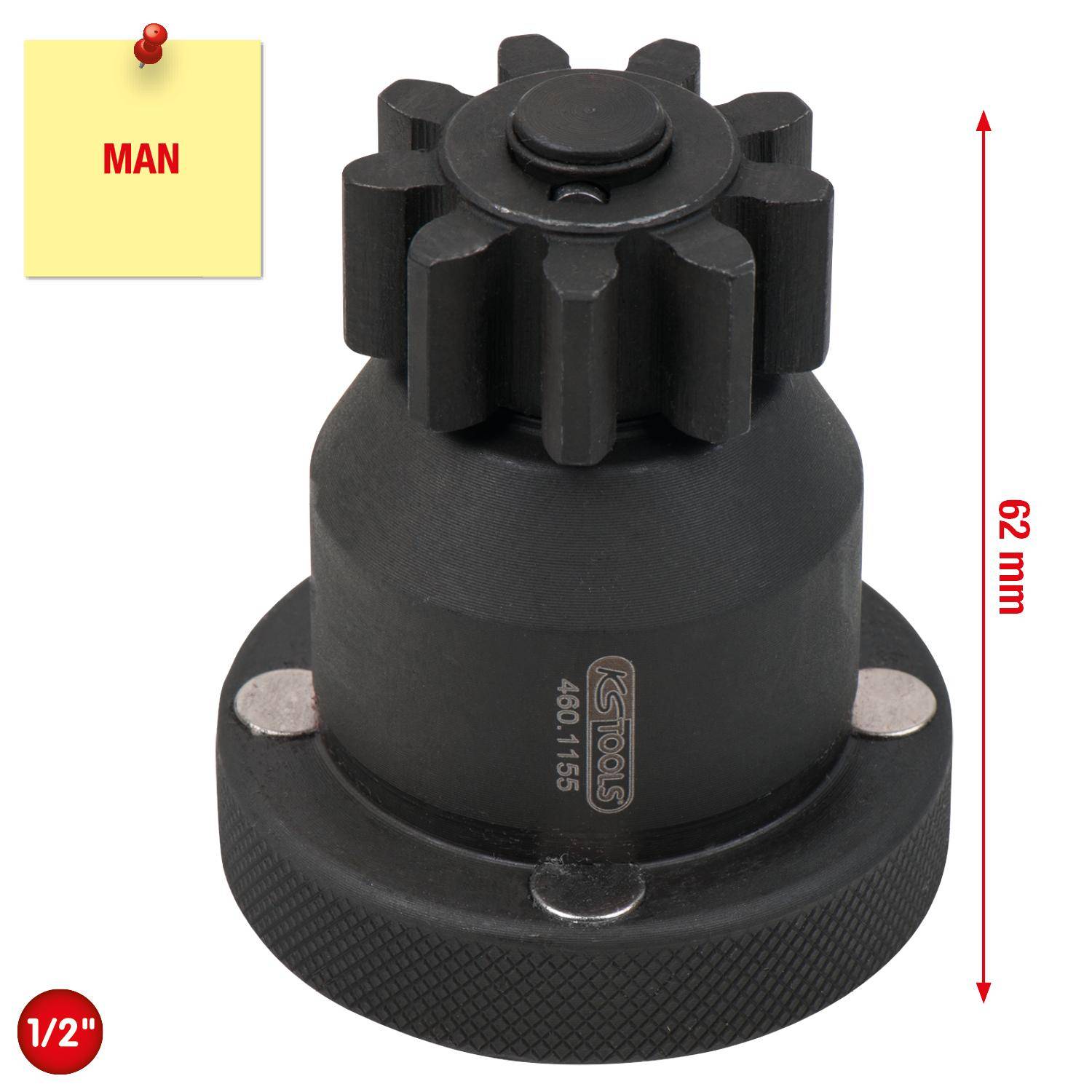 KS TOOLS 1/2" Motor-Durchdrehvorrichtung fr MAN