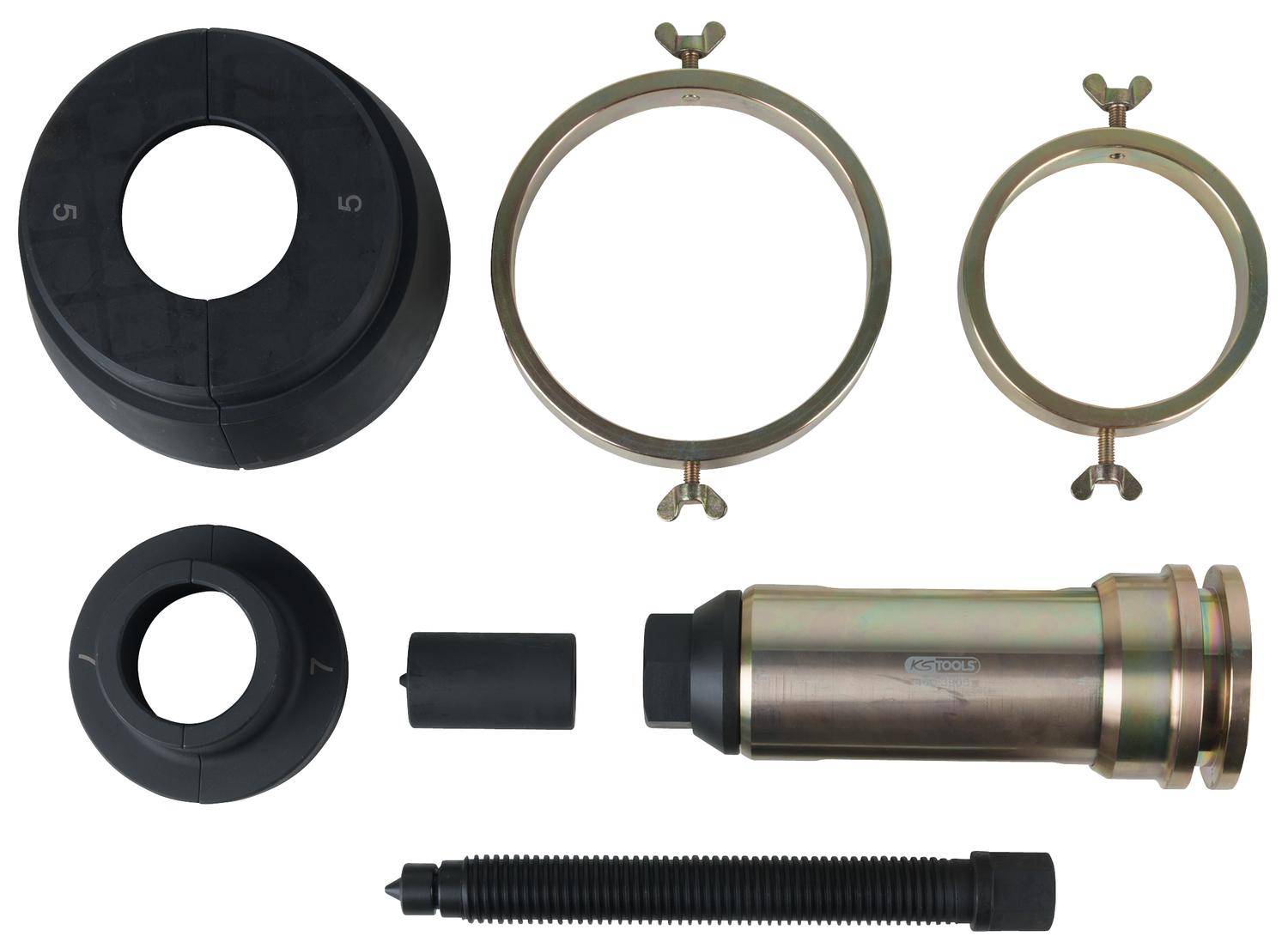 KS TOOLS Differential-Hauptwellenlager-Abzieher-Satz fr Scania, 7-tlg
