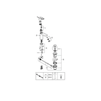 GROHE EH-Waschtischbatterie BAULOOP 1/2Zoll M-Size chr chrom 23762_1 GROHE EH-Waschtischbatterie BAULOOP 1/2Zoll M-Size chr chrom 23762_1