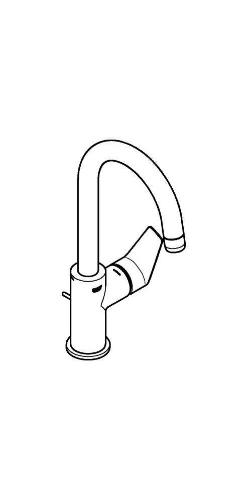 GROHE EH-Waschtischbatterie BAUEDGE 1/2Zoll L-Size chr chrom 23760_1