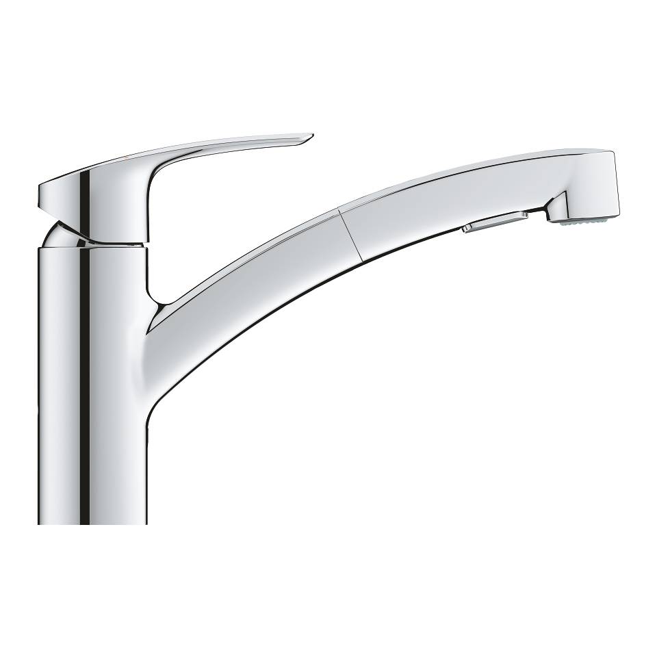 GROHE Eurosmart, Ziehen, Chrom, Hebelgriffe, Einzelbild, 1/2", Spray