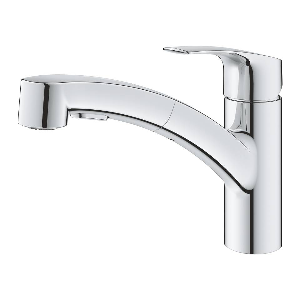 GROHE Eurosmart, Ziehen, Chrom, Hebelgriffe, Einzelbild, 1/2", Spray