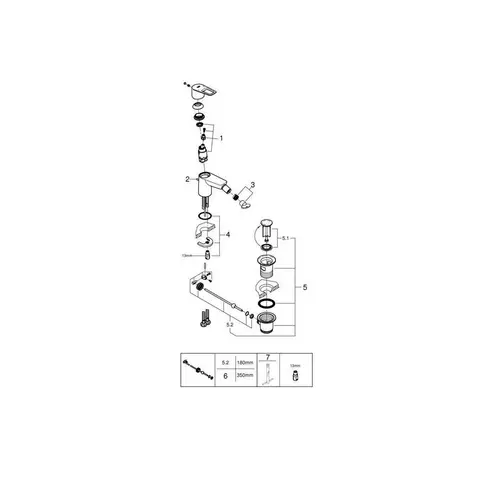 GROHE EH-Bidetbatterie BAULOOP 1/2Zoll chr chrom 23338_1 GROHE EH-Bidetbatterie BAULOOP 1/2Zoll chr chrom 23338_1
