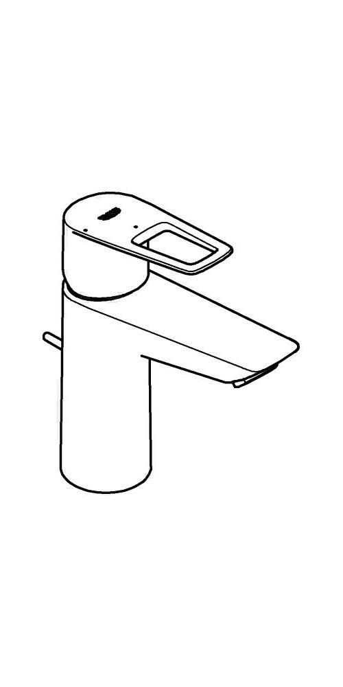 GROHE EH-Waschtischbatterie BAULOOP 1/2Zoll M-Size chr chrom 23887_1