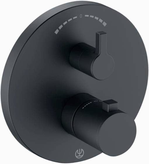 KLUDI 208303915 Kludi WF u Br-THA NOVA FONTE PURISTIC UP mattschwarz