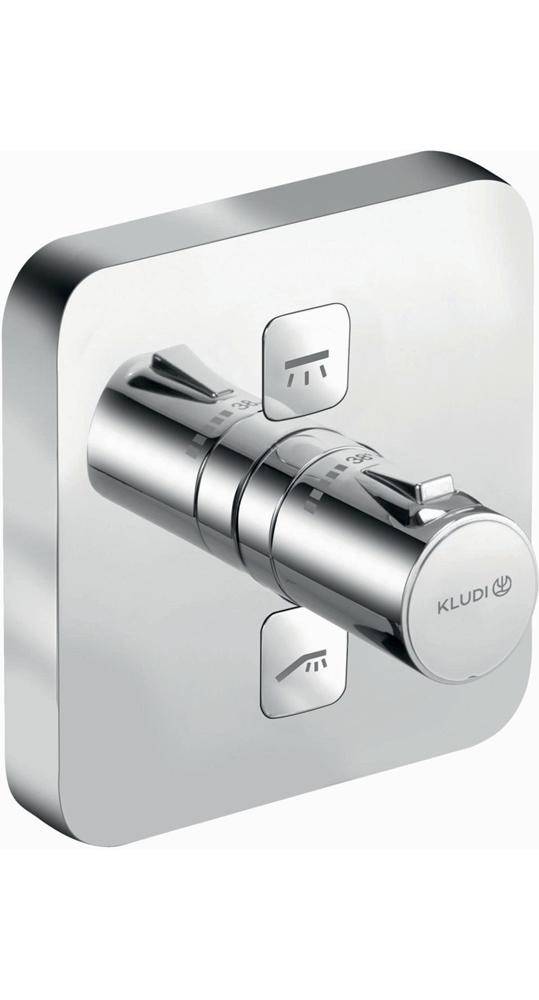Kludi UP-Thermostatarmatur PUSH Feinbaus m FE soft edge chrom