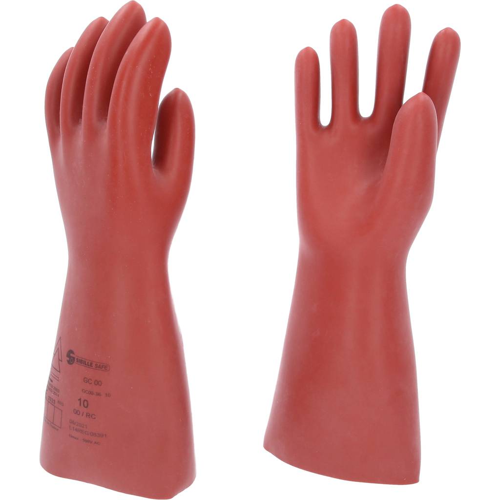 KS TOOLS 117.0081 - Isolierende Handschuhe - Rot - Erwachsener - Männlich - UV-beständig - Latex