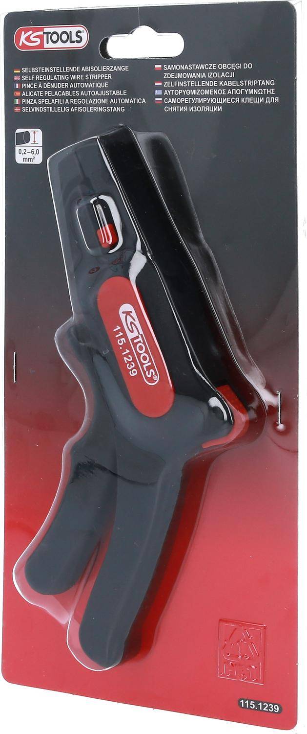 KS Tools Selbsteinstellende Abisolierzange, 0,2-6,0mm