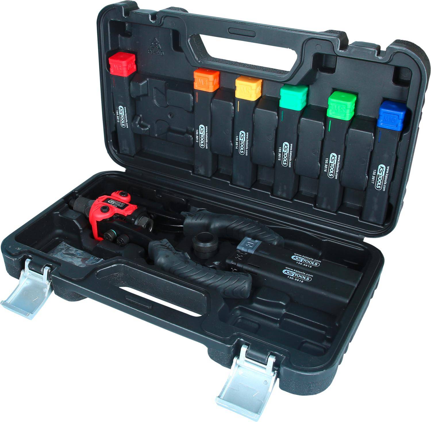 KS TOOLS 3 in 1 Nietzangen-Satz, 15-tlg.