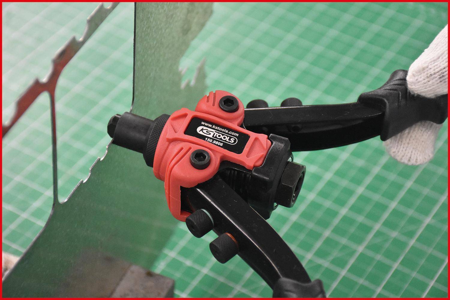 KS TOOLS 3 in 1 Nietzangen-Satz, 15-tlg.