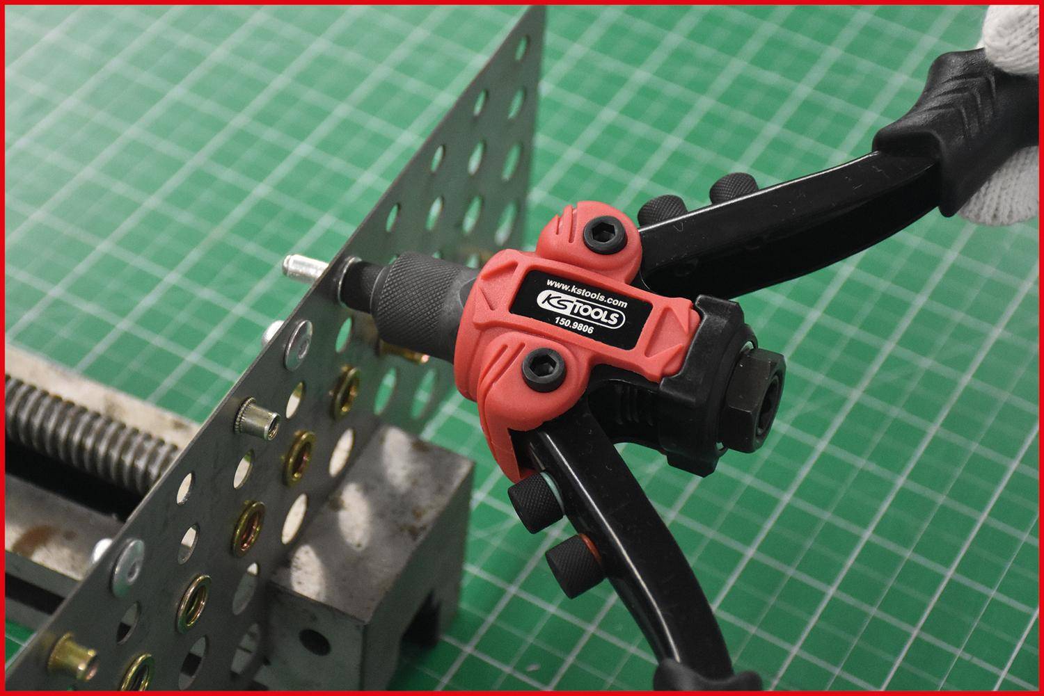 KS TOOLS 3 in 1 Nietzangen-Satz, 15-tlg.