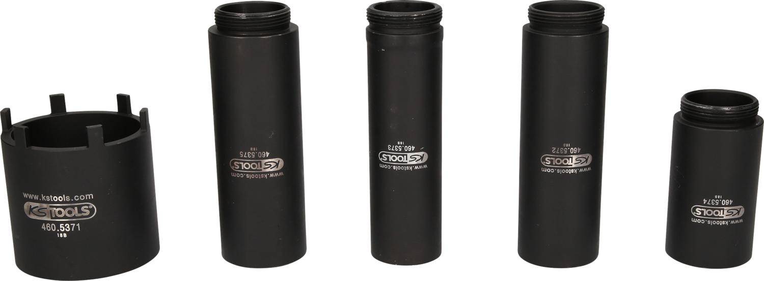 KS TOOLS Nutmuttern-Schlssel-Satz mit 4 Fhrungsrohren fr Mercedes, 63